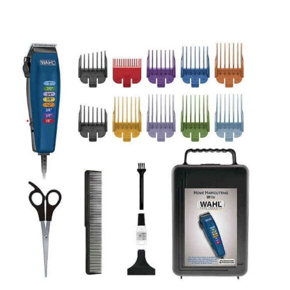 WAHL 17 Piece Color Code Coded Haircutting Kit New - Picture 1 of 2